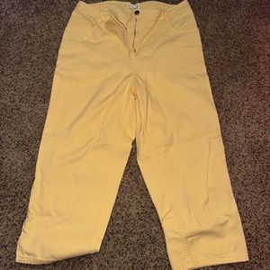 Yellow jeans